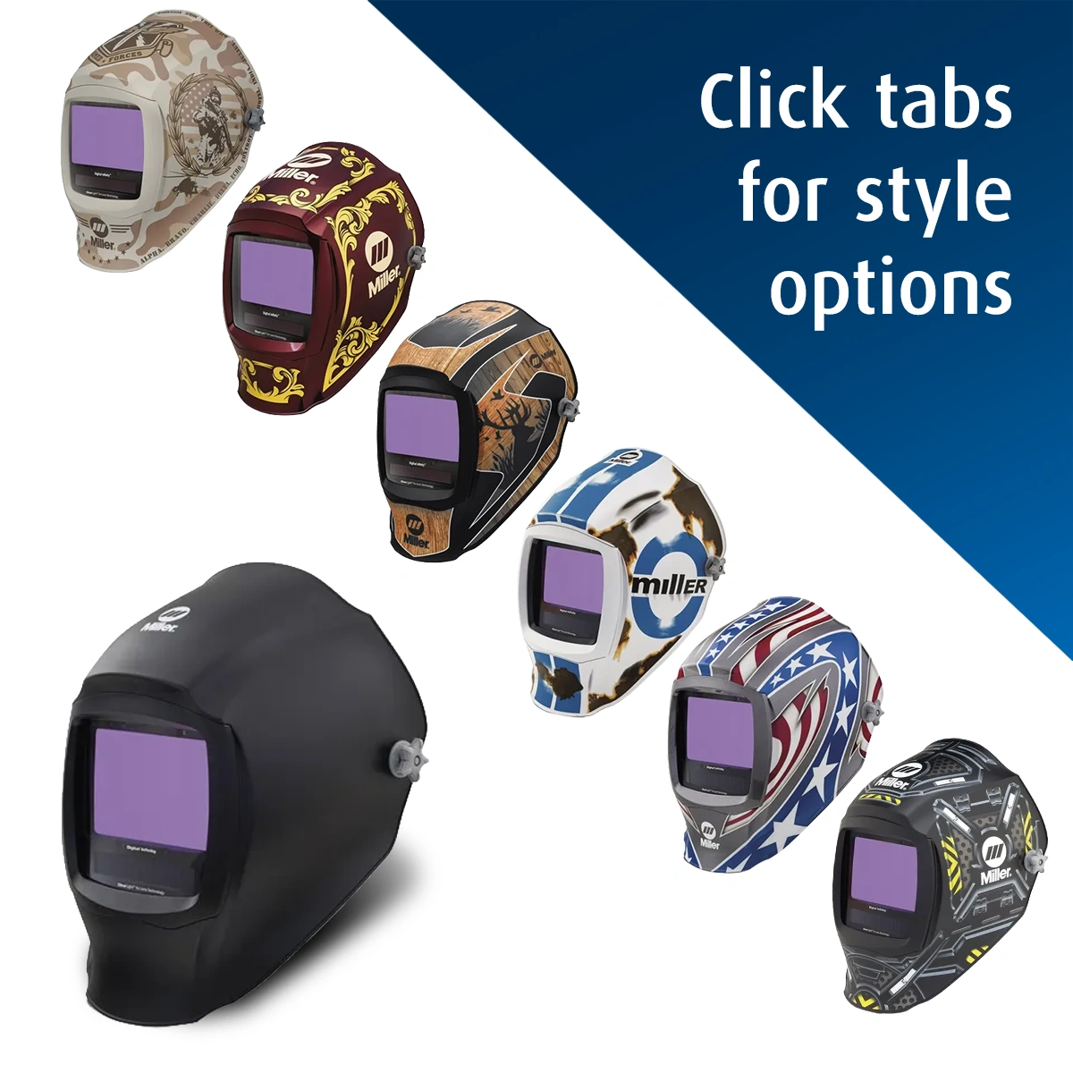 Miller® Digital Infinity™ Series Helmet with ClearLight 4x